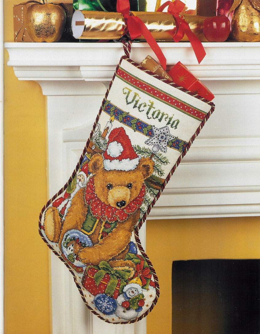 Schema punto croce Teddies 96