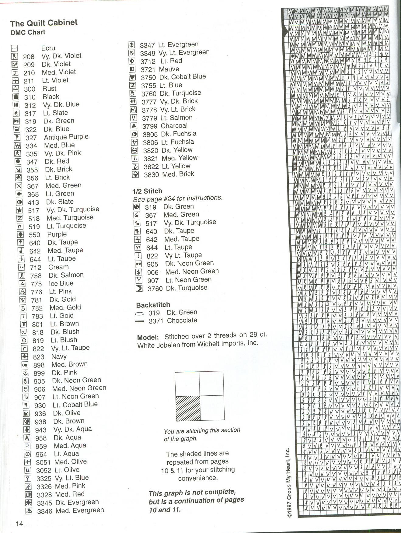 Schema punto croce The Collectible 15