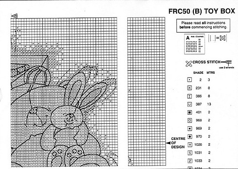 Schema punto croce Toy Box 10