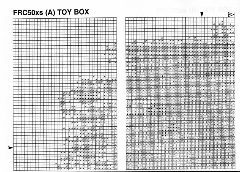 Schema punto croce Toy Box 2
