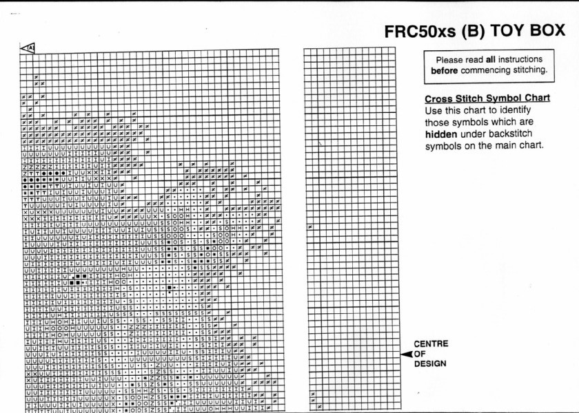 Schema punto croce Toy Box 3