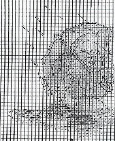 Schema punto croce Umbrella 8