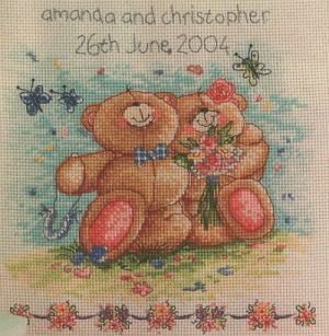 Schema punto croce Wedding Spring 1