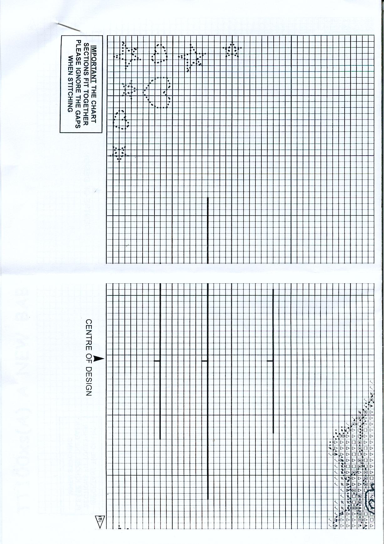 Schema punto croce Baby 3