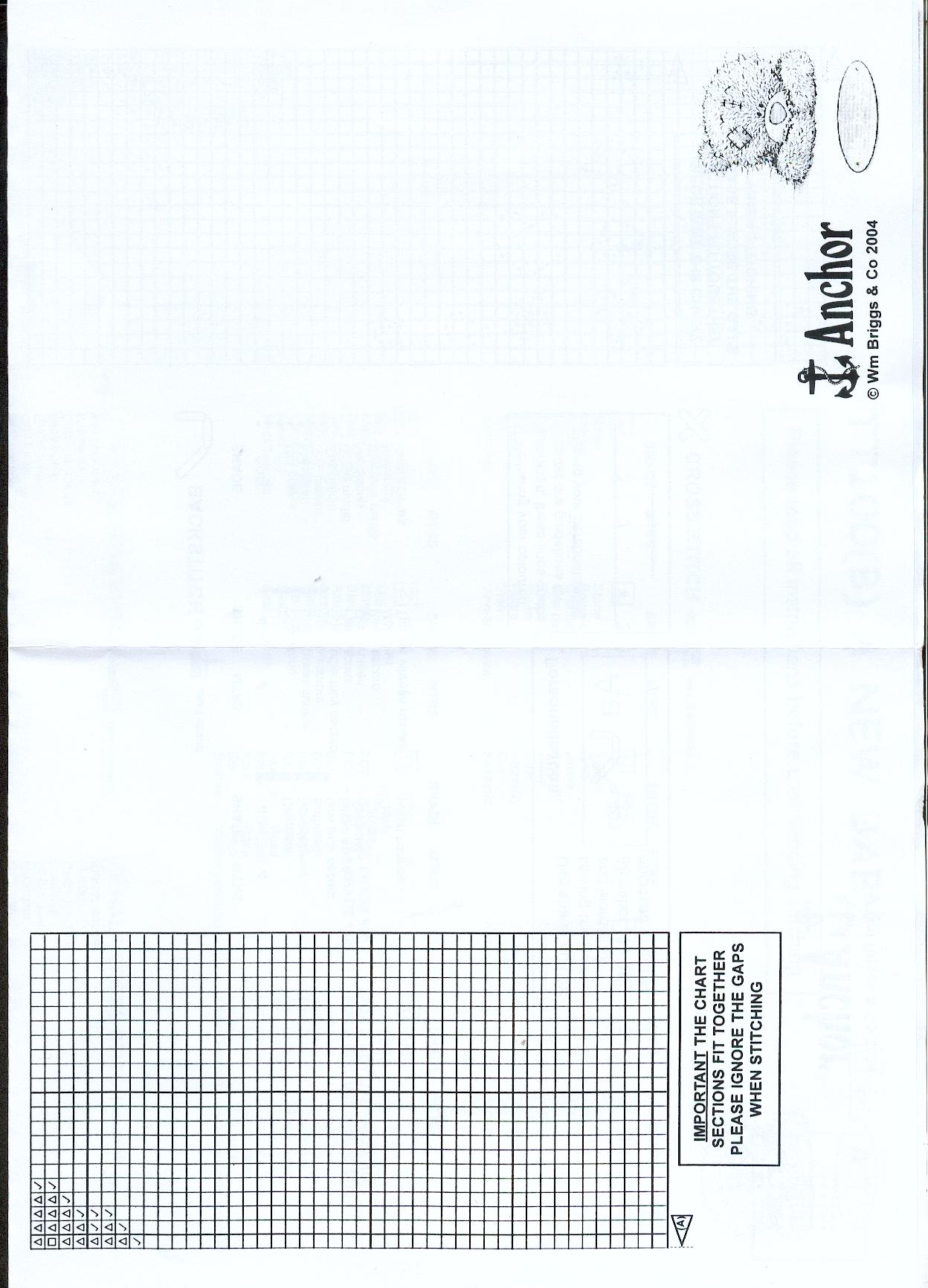 Schema punto croce Baby 8