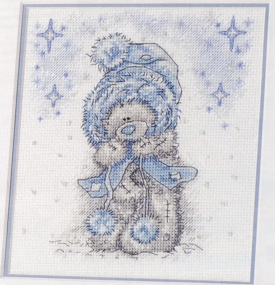 Schema punto croce Freddo 1