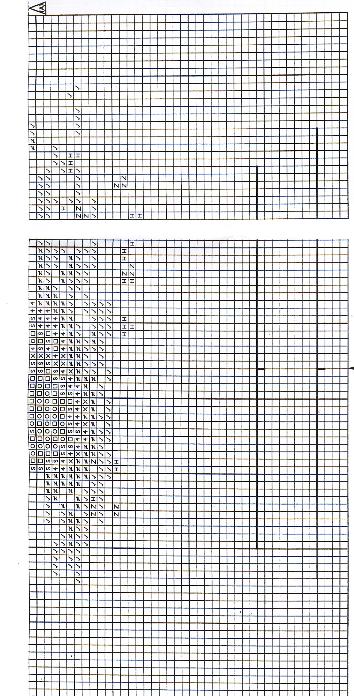 Schema punto croce Nozze 4