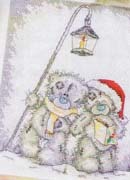 Schema punto croce Anno Nuovo 1