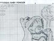 Schema punto croce Bagnetto 8