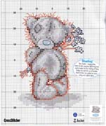 Schema punto croce Bouquet 2