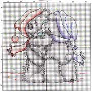 Schema punto croce Inverno 4