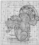 Schema punto croce Pacco Di Natale 4