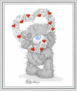 Schema punto croce San Valentino 1