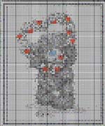 Schema punto croce San Valentino 2