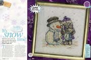 Schema punto croce Tatty Teddy Snowman 1
