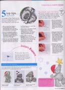 Schema punto croce Teddy Natale 3