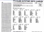 Schema punto croce Vasca Da Bagno 7