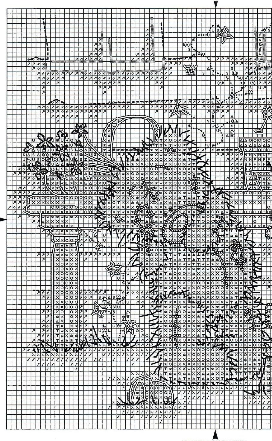 Schema punto croce Tatty Fra Fiori 2