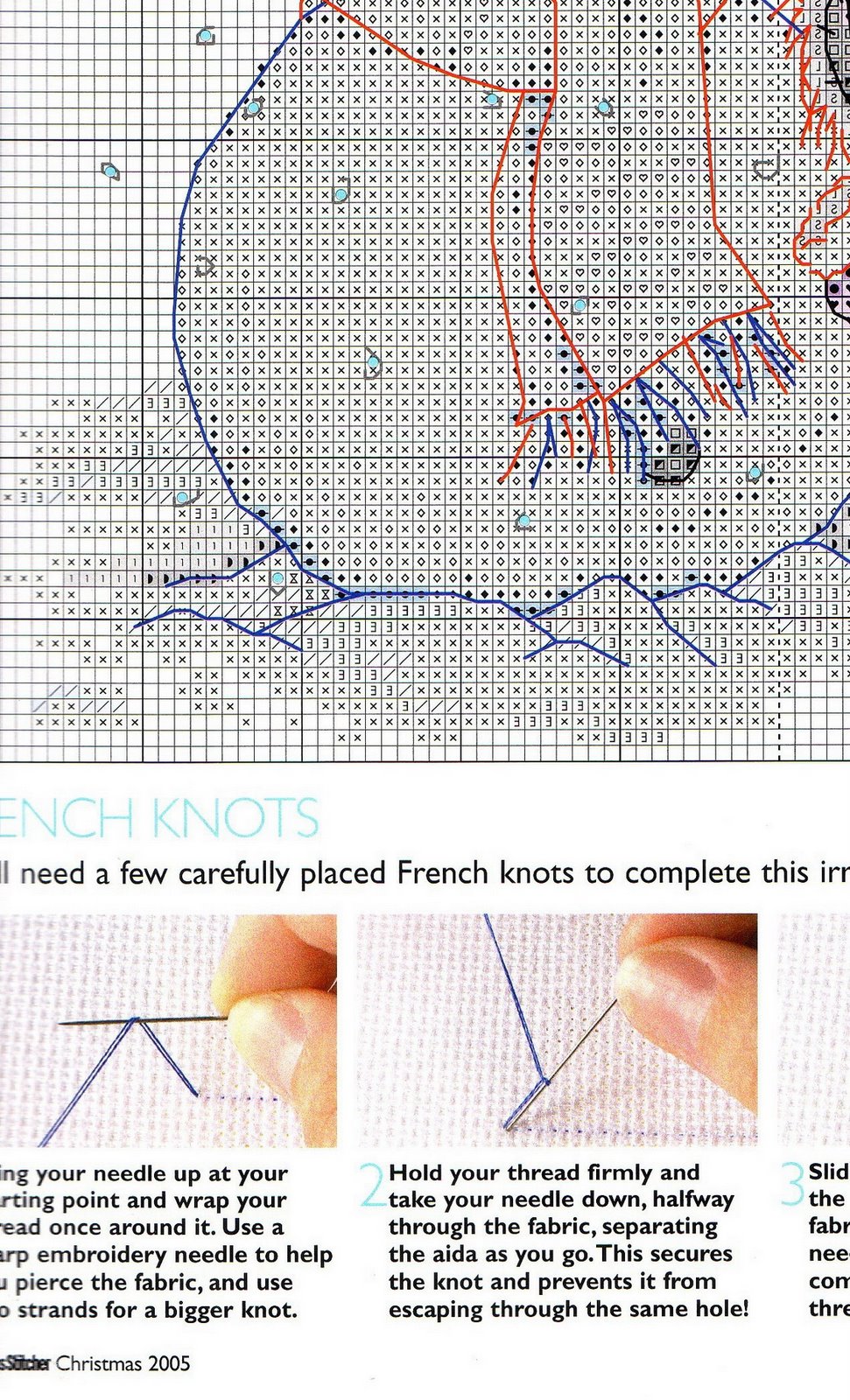 Schema punto croce Tatty Teddy Omino 5