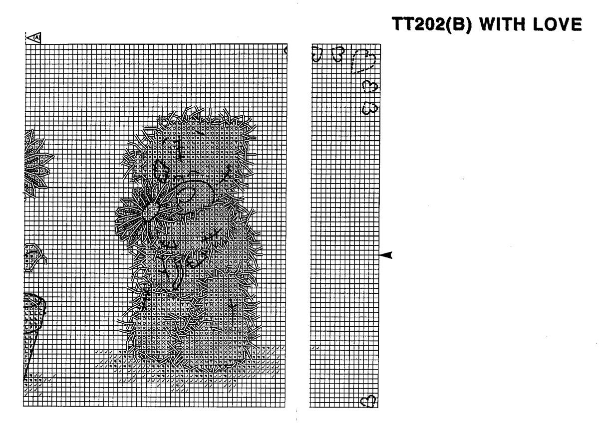 Schema punto croce Teddy Annaffiatoio 5