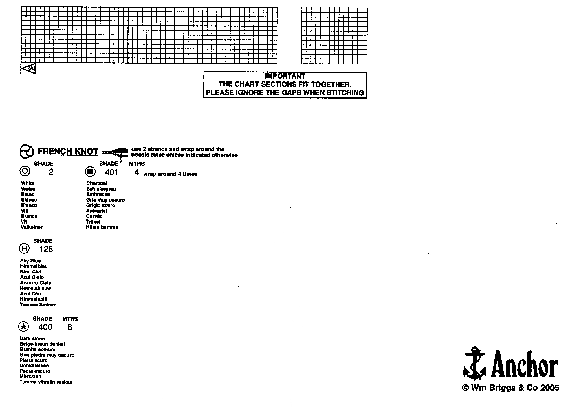 Schema punto croce Teddy Annaffiatoio 7