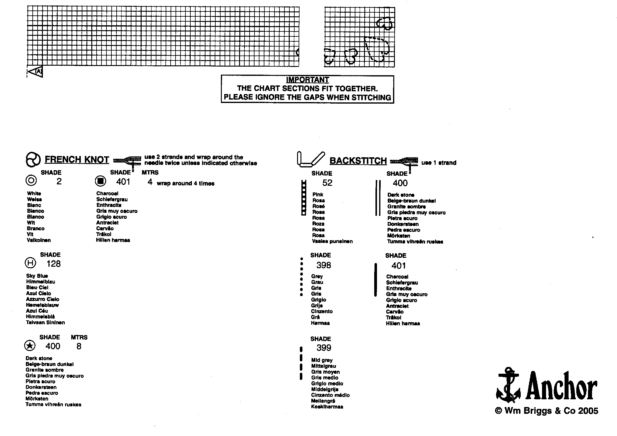 Schema punto croce Teddy Annaffiatoio 8