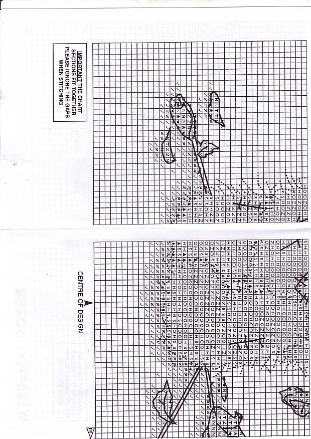 Schema punto croce Teddy Rose Rosse 9