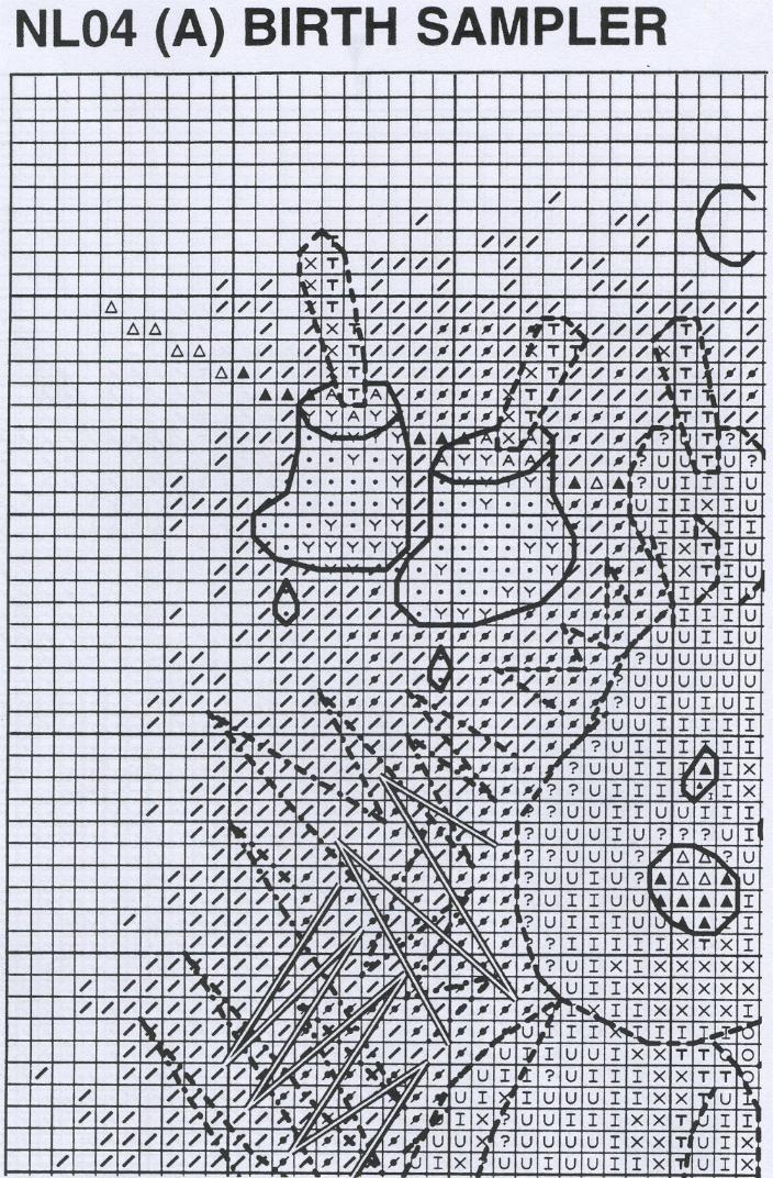 Schema punto croce Appeso 2