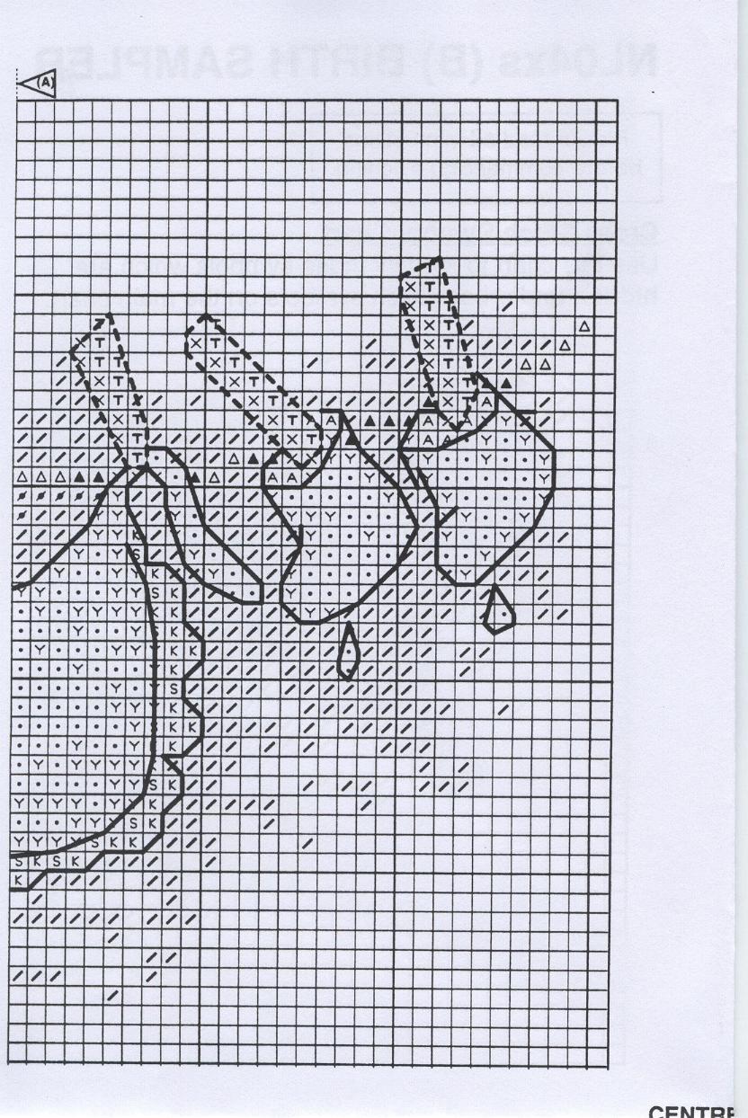 Schema punto croce Appeso 4