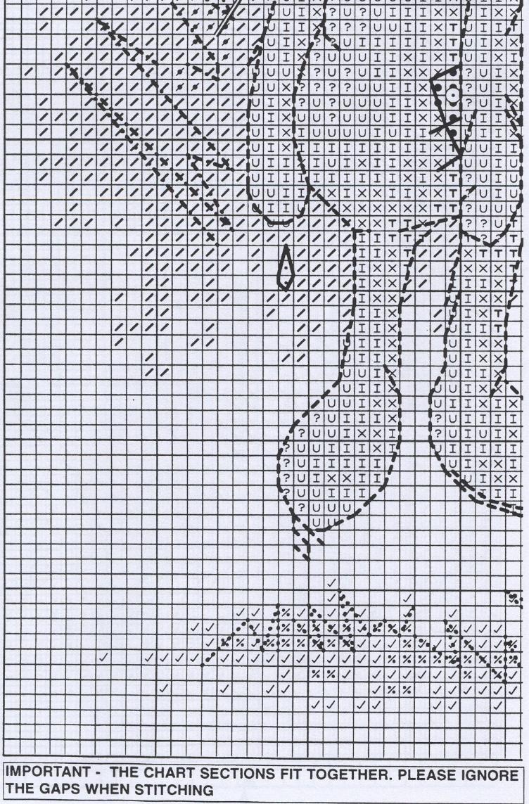 Schema punto croce Appeso 5