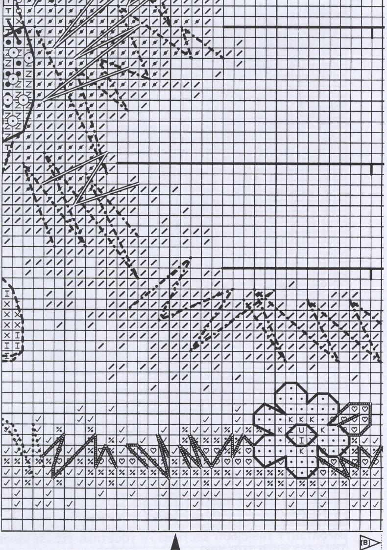 Schema punto croce Appeso 6