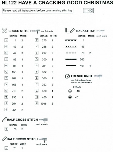 Schema punto croce Caramella 4