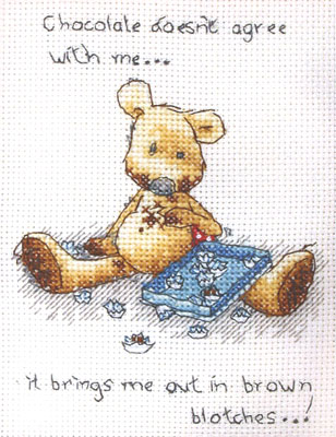 Schema punto croce Chocolate 1