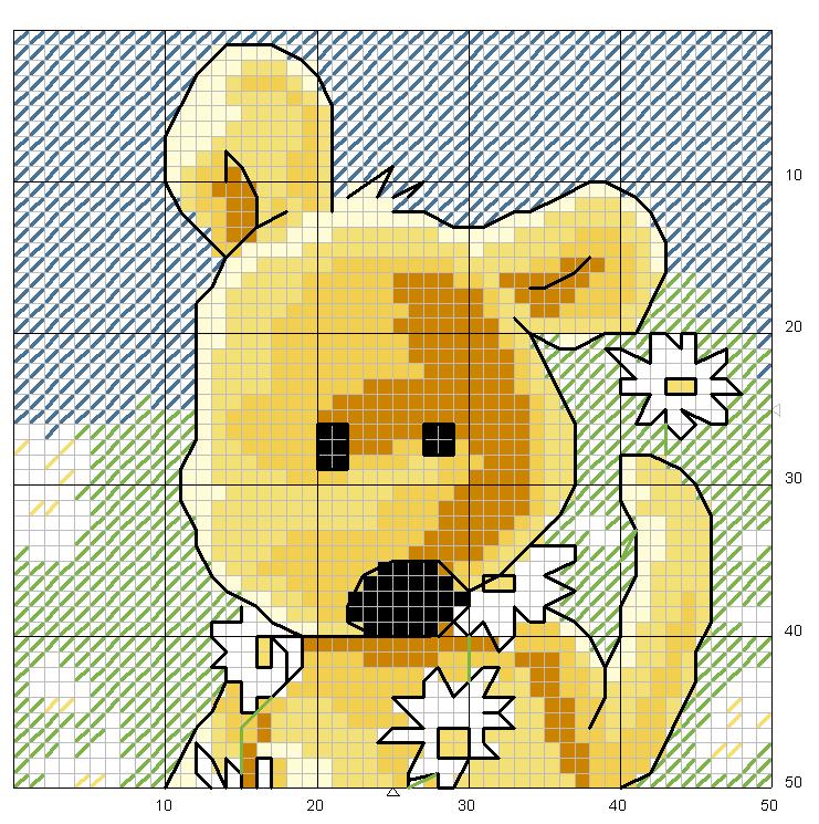 Schema punto croce Estate 1