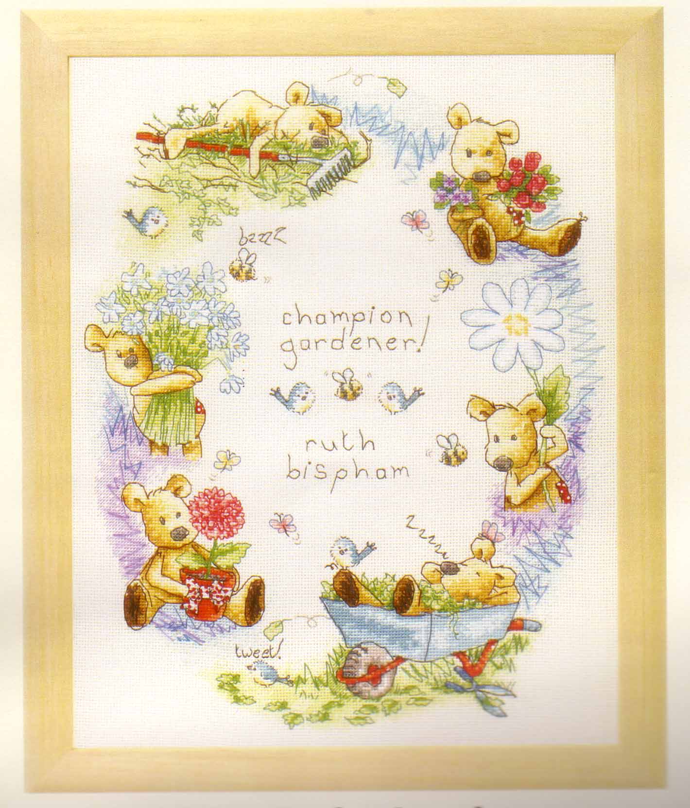 Schema punto croce Giardino 1