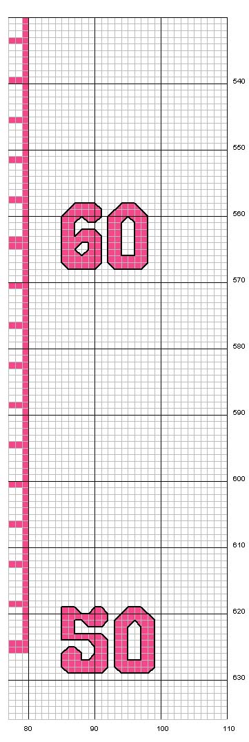 Schema punto croce Metro 12