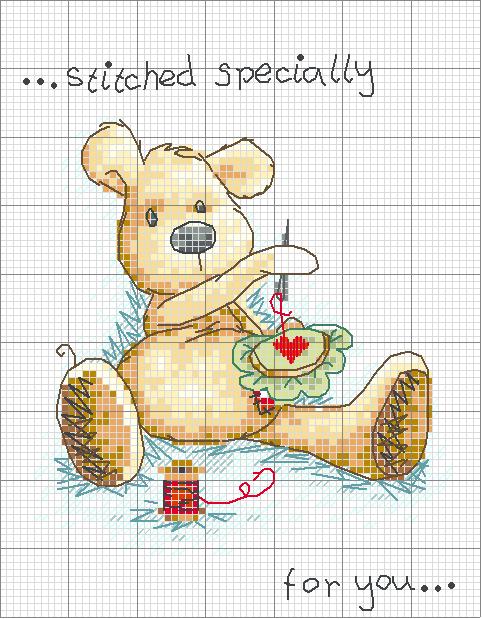 Schema punto croce Ricamo 1