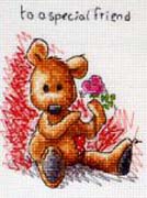 Schema punto croce Con Rosa 1