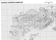 Schema punto croce Giardino 4