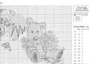 Schema punto croce Giardino 5