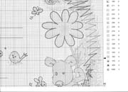 Schema punto croce Giardino 6