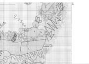 Schema punto croce Giardino 7