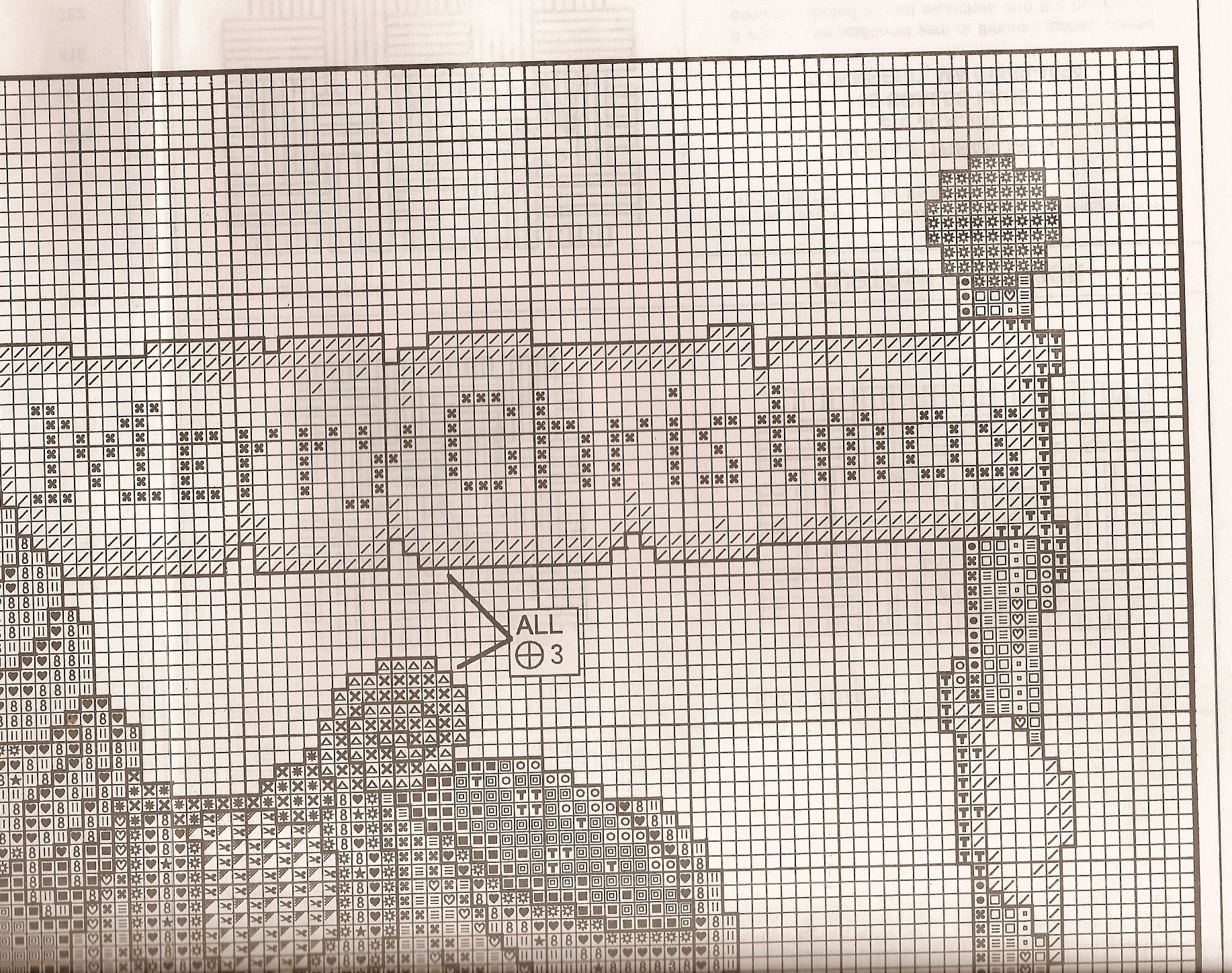 Schema punto croce Merry Christmas 03