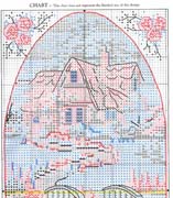 Schema punto croce Rose Cottage Welcome 04