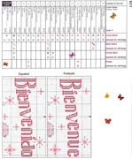 Schema punto croce Welcome Snowman 03