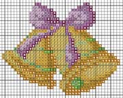 Schema punto croce Campanelle