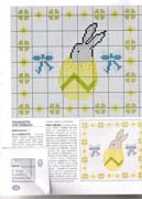 Schema punto croce Coniglietto Dentro Uovo