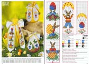 Schema punto croce Coniglietto Paracadute 2