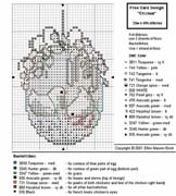 Schema punto croce Pulcini Apesi 2