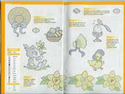 Schema punto croce Uova Pasquali 3